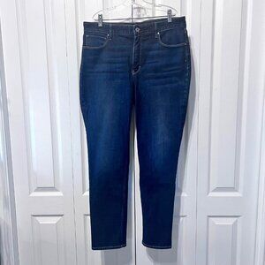 White House Black Market-Women's Curvy "The Slim" Stretch  Distressed Jeans-12